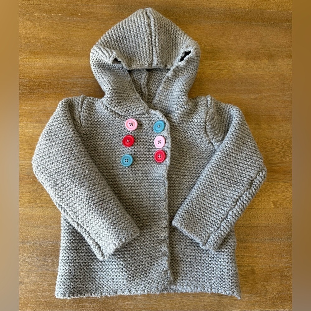 Baby Boden Gray Wool/cashmere blend sweater 18-24 months